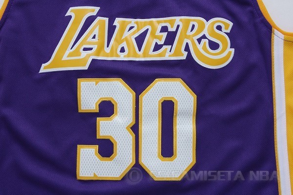 Camiseta Randle #30 Los Angeles Lakers Purpura - Haga un click en la imagen para cerrar